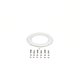 Anneau de fixation + visserie pour PROJ orientable - BLANC