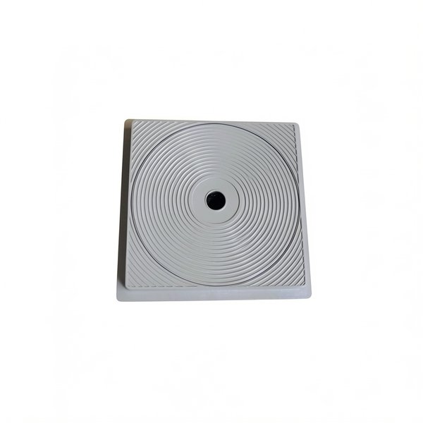 Couvercle SK Standard rond + cadre carré - GRIS