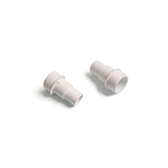 Raccords (x2) BLANCS NPT 1"1/2 - 38 mm pour connexions​ Tuyaux