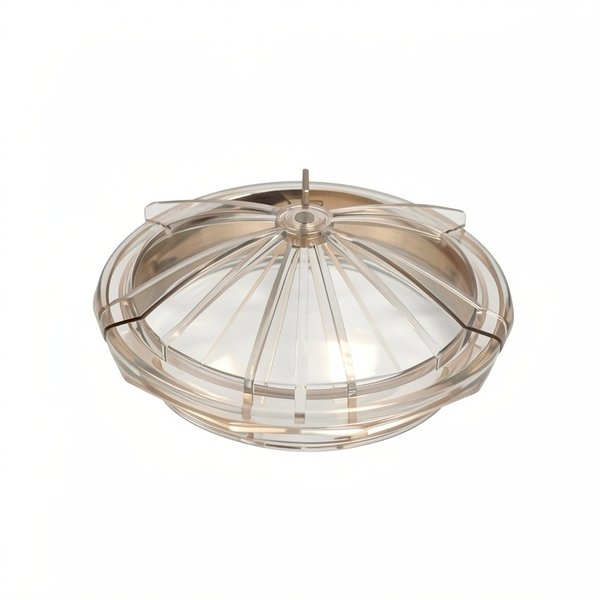 Couvercle FILTRE SAB Jupiter 8" Transparent, trou fileté (101D009)