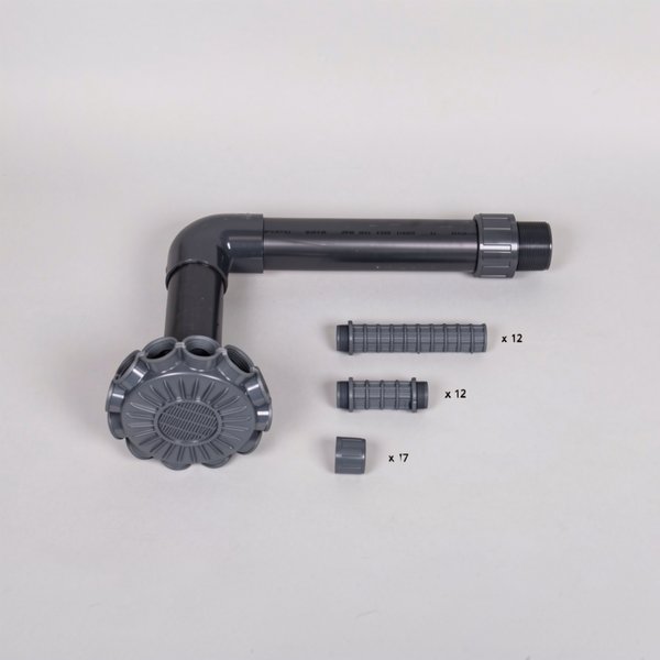 Ensemble collecteur FILTRE SAB Saturne Ø750, avec coude