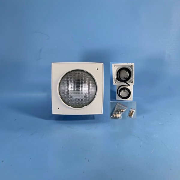 Projecteur carré 300W/12V piscine béton