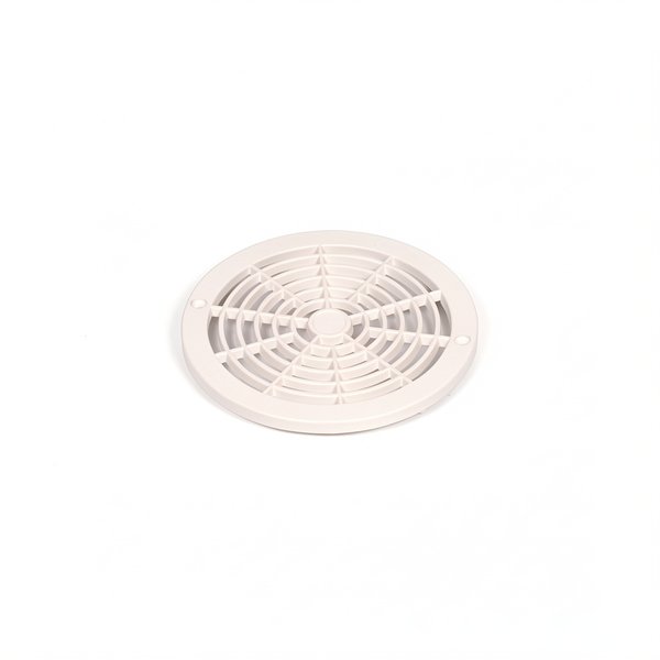 Grille BDF ABS Ø186mm avec trous + ergots de clipage