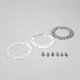 Bride (+ joints + vis) BDF 2" - Inox Béton