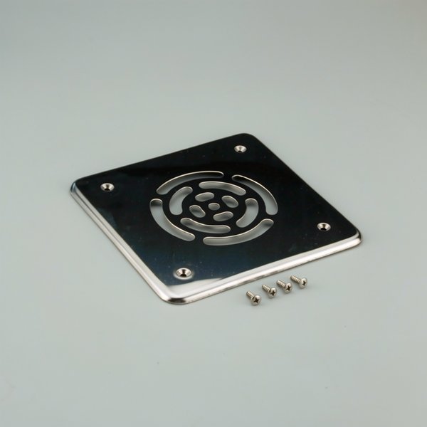 Grille (+ vis) BDF 1"1/2 - 2" Carrée - Inox Pisc Préfab