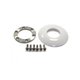 Enjoliveur plastique + bride inox + vis métrique BOR