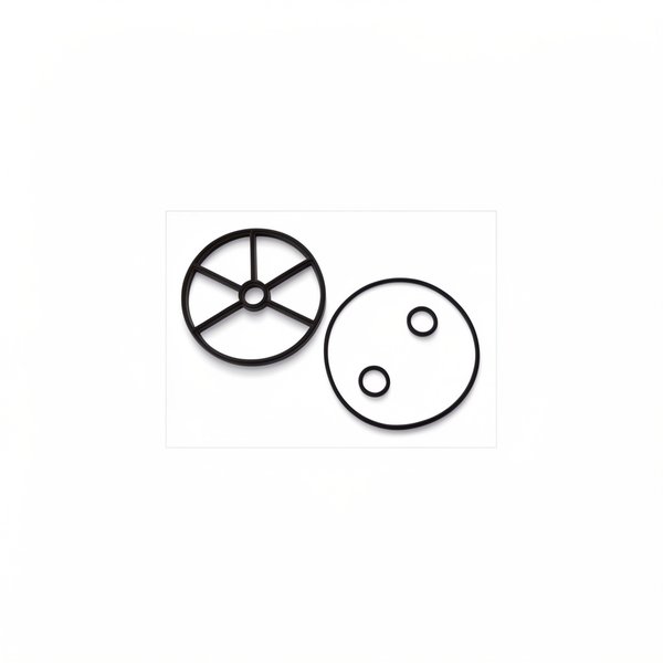 Kit joints (joint étoile, joint couvercle, 2 joints boisseau) vanne 1"1/2 Midas