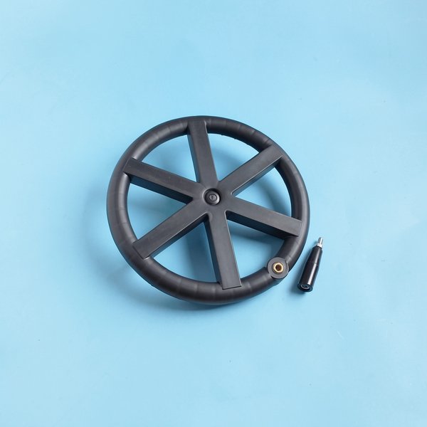 Volant enrouleur Øext 350 mm pour axe Ø20 mm - goupille de 6 mm