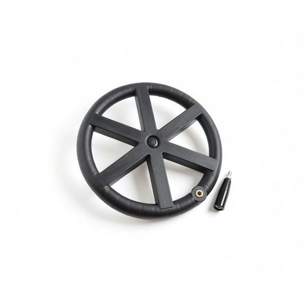 Volant enrouleur Øext 350 mm pour axe Ø20 mm - goupille de 6 mm