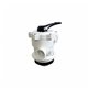 Vanne Top V6 1"1/2 TM12-SF blanche à serrer + joint pour filtres Pentair