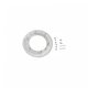 Enjoliveur + bride + vis et anneaux plastiques + écrous PROJ LED