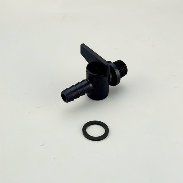 Robinet de purge 1/4" et joint doseur chlore in line / by pass actuel