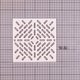Grille (+ vis) BDF 2" Carrée - Liner/Béton