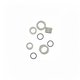 Kit connexion vanne (3 raccords union avec écrous et joints) Filtre SAB Cristal-Flo