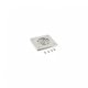 Grille BDF Inox Carrée (+ vis) 160x160 mm