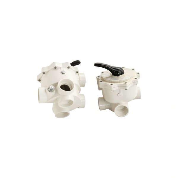 Vanne Side V6 2" ND SM20-3 blanche - liaisons à coller Ø63 non incluses