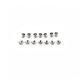 Kit de vis (x14) complet pour bride et grille BDF Liner