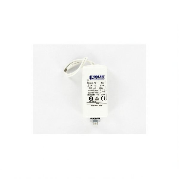 Condensateur MKA 12µF 450V 35X70 avec vis M8 câble 150mm long