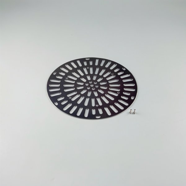 Grille inox Ø257mm (+ vis) pour BDF 4" ABS