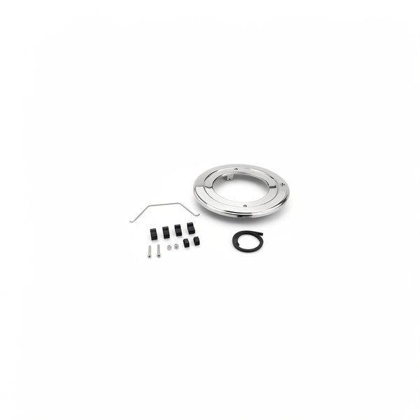Bride enjoliveur PROJ Inox Ø295 ( + joint+Vis+Fix) Béton