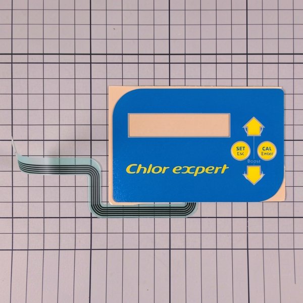 Sticker panneau de contrôle Chlor Expert