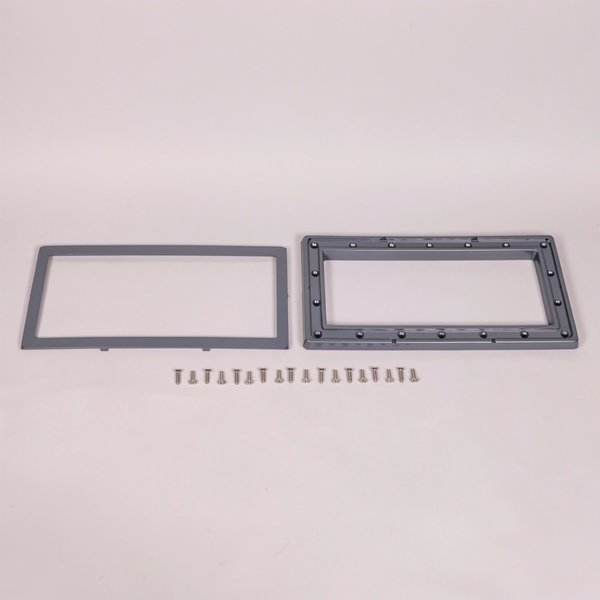 Bride SK GM Liner + enjoliveur Anthracite + vis métriques M6x24mm
