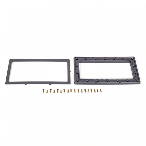 Bride SK GM Liner + enjoliveur Anthracite + vis métriques M6x24mm