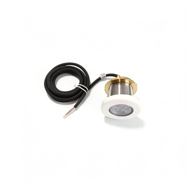 Projecteur LED Blanc + enjoliveur blanc