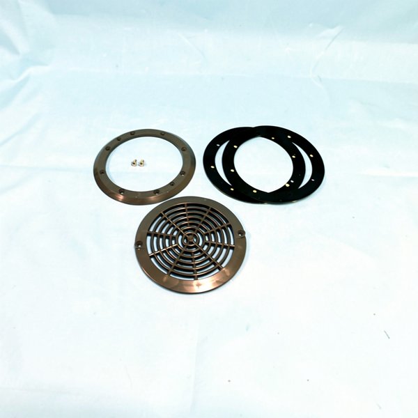 Kit bride + grille + joints + vis BDF Aquareva BL211-BB210 - Anthracite