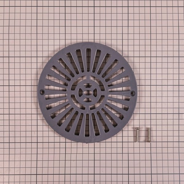 Grille BDF 2" Liner/Préfab AM + vis métriques 25 mm - ANTHRACITE