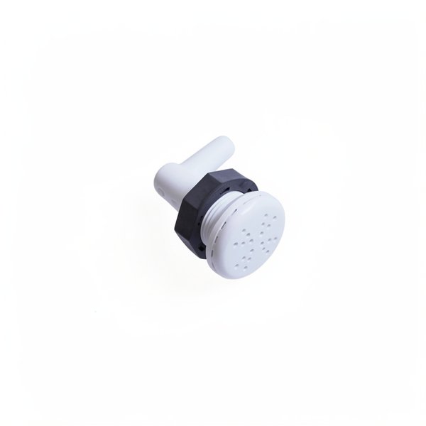 Buse d'air Storm Blanche - connexion Ø10 mm grille Ø38 mm