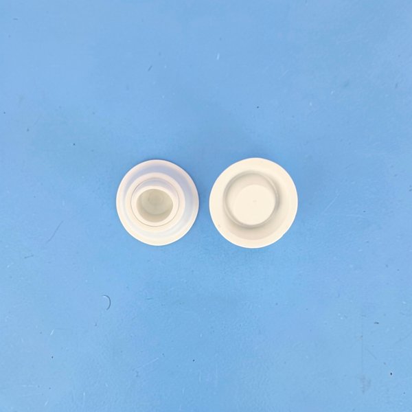Tampons Blanc articulé (x2) pour échelle inclinée Ø43 (ou droite Ø60 sans rotule)