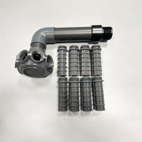 Ensemble collecteur + crépines 1" pour FSAB Volcano/Vesubio Ø450mm