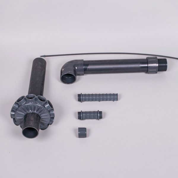 Ensemble collecteur + crépines pour filtre PTK 1000 Ø800