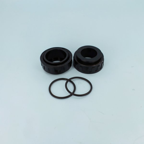 Kit raccords union Ø63 complets + écrous + joints PPE KS (x2)