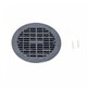 Grille plate BDF NORMA préfabriqué avec vis métriques - ANTHRACITE