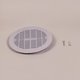 Grille plate BDF NORMA préfabriqué avec vis métriques - GRIS