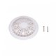 Grille anti-vortex BDF NORMA préfabriqué avec vis métriques - BLANC