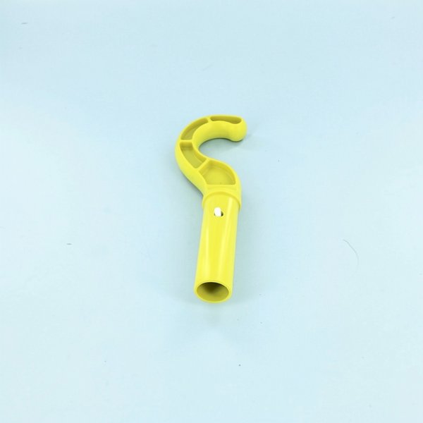 Crochet de manche télescopique jaune