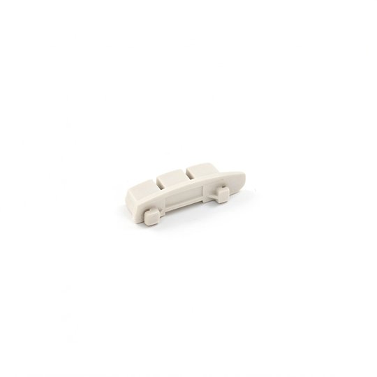 Bouchon PVC à coller droite Gris