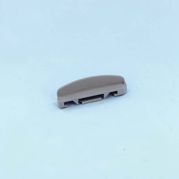 Languette 10 mm droite GRIS medium sans butée