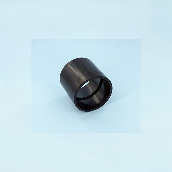 Embout ABS noir Ø75 mm