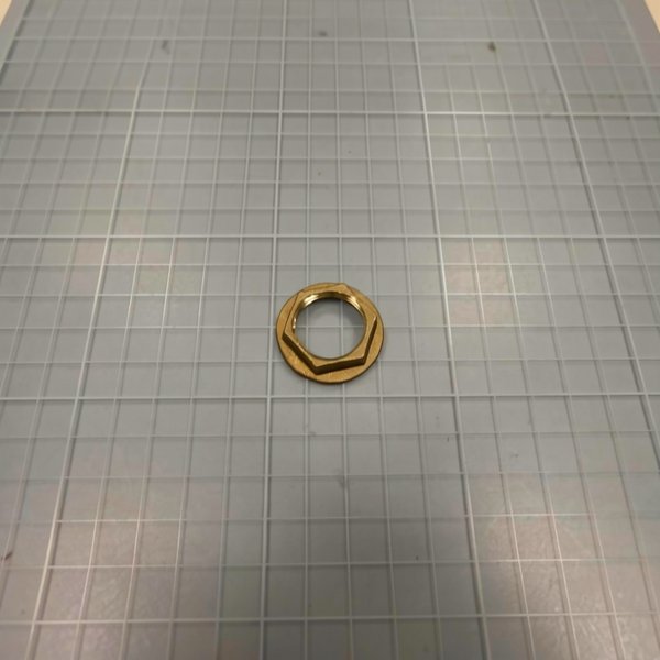 Ecrou hexagonal 1/2" en laiton