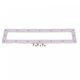 Bride 495 x 80 avec inserts - GRIS
