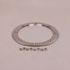 Bride bonde de fond inox D.ext 230 x D.int 166 mm
