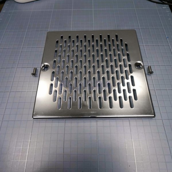 Grille 200x200 inox AISI-316