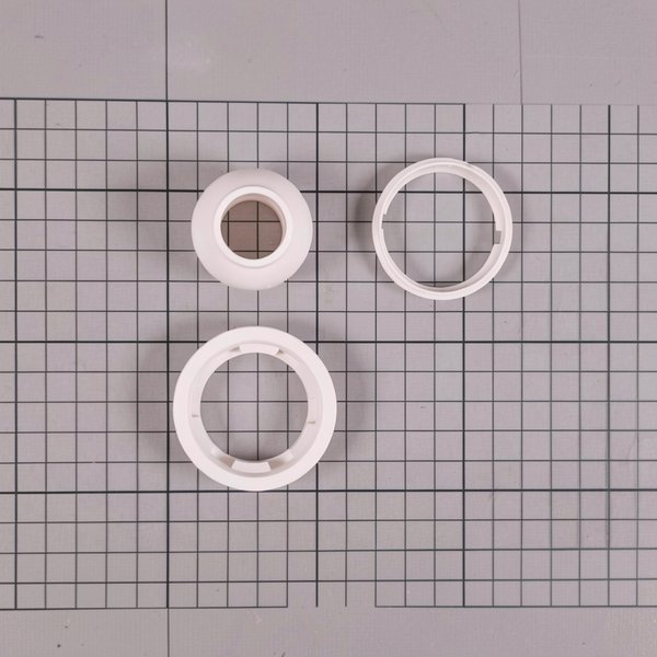 Rotule + écrou + bague