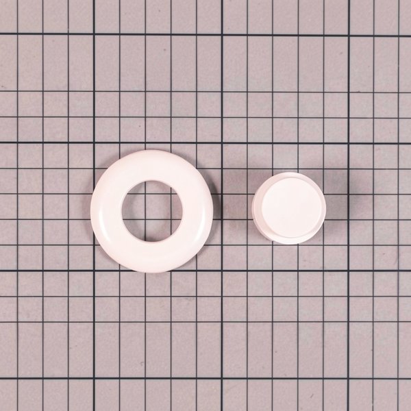 Enjoliveur + bouton poussoir