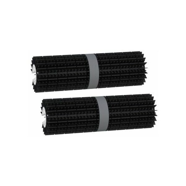 Rouleaux de PVC coloris noir pour chenille Robotclean 3 - 2 x