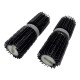 Rouleaux de PVC coloris noir pour chenille Robotclean Accu XL Pro - 2 x
